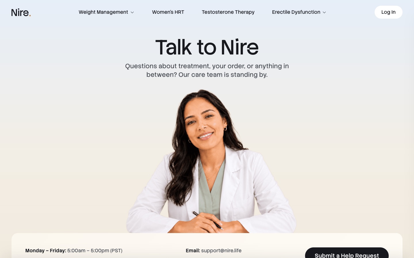 Contact page
