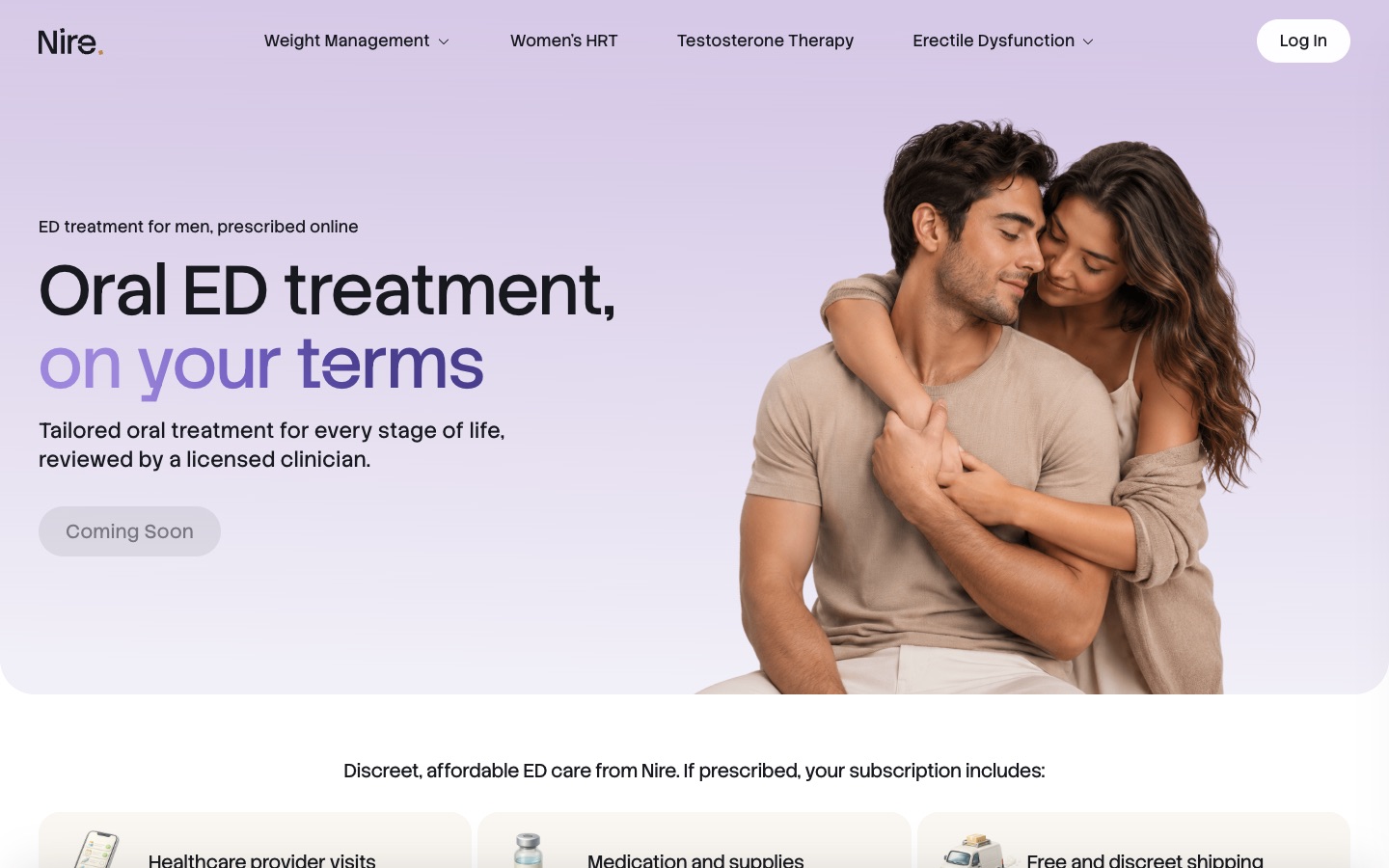 Erectile dysfunction page