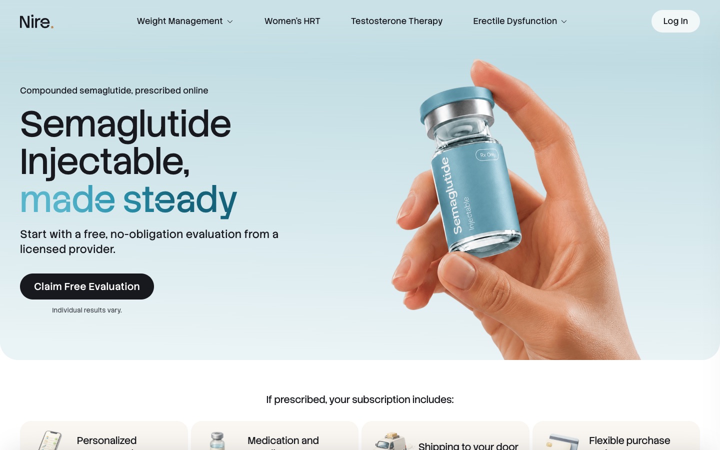 Semaglutide treatment page