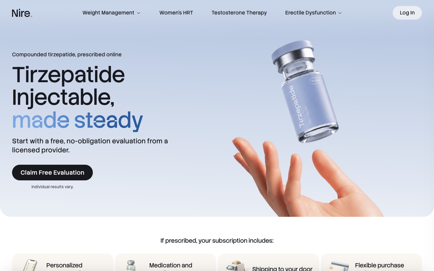 Tirzepatide treatment page