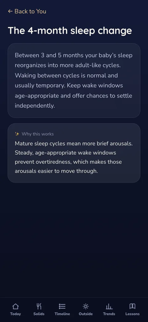 A guidance card