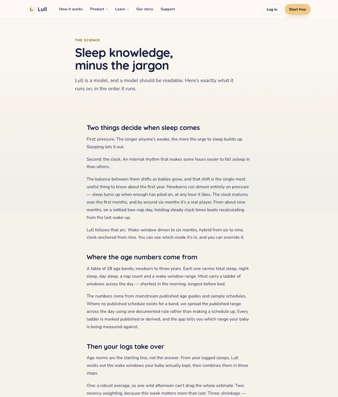 The science page