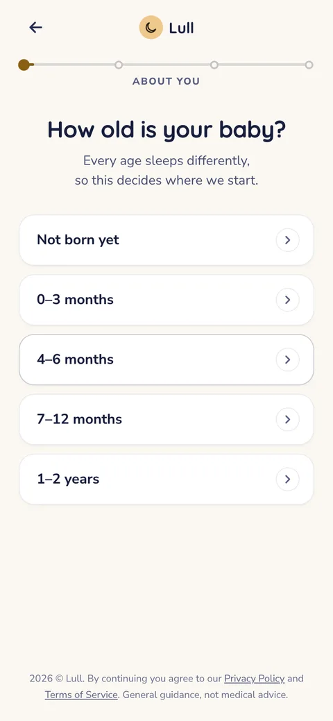Baby age question